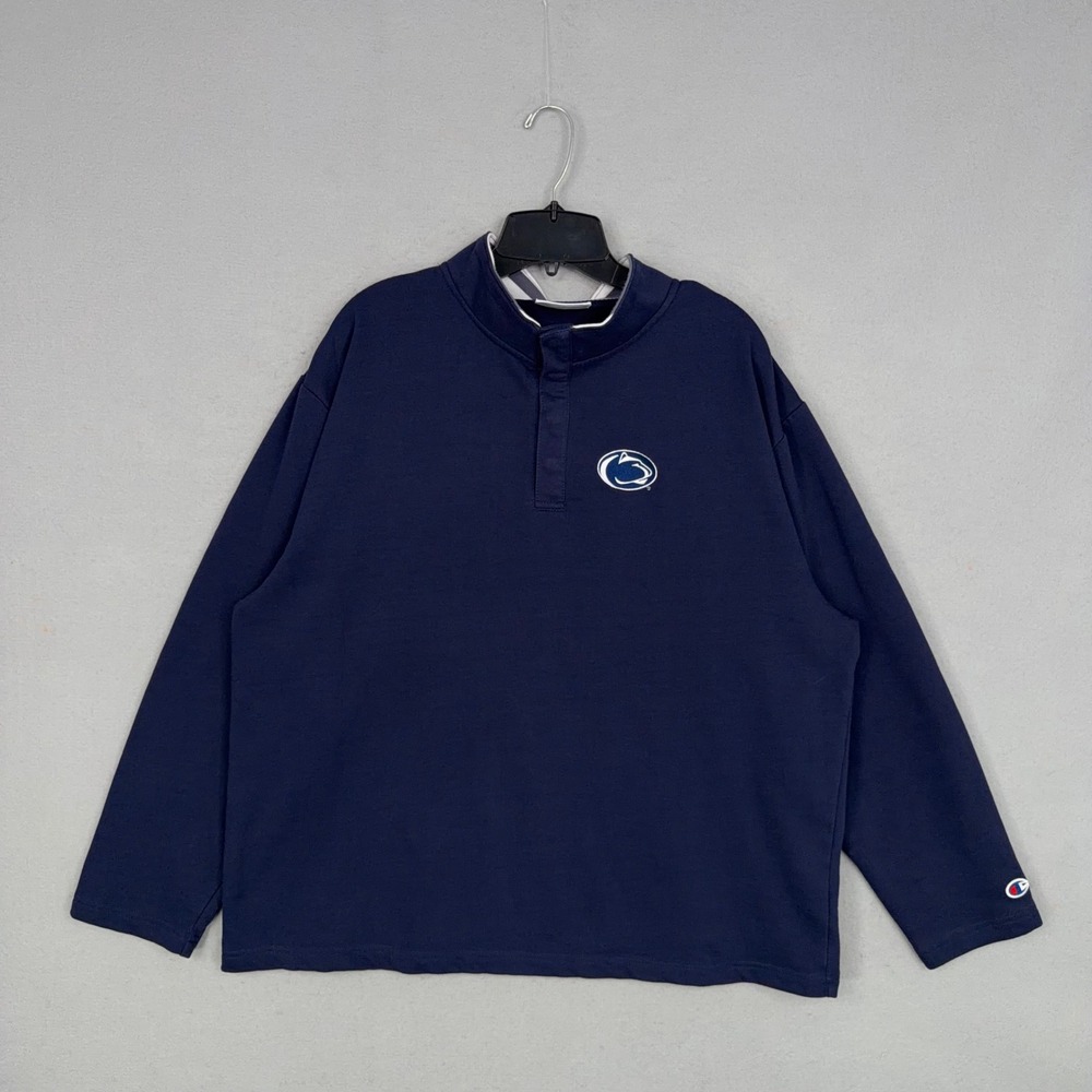 Penn State Nittany Lions Men XL Navy Pullover Sweatshirt Football NCAA Champion
